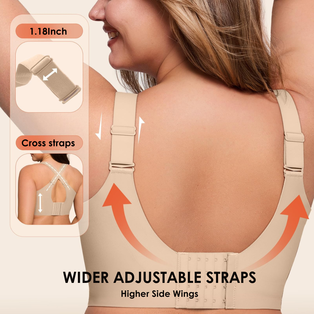 JelliShape - Women's 4 Layer 360° Jelly Strips Wireless Bra