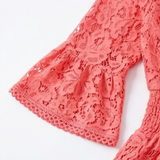 Florenza – Floral Lace V-Neck Romper