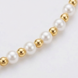 Crownara – Crown Cross Pearl Bead Necklace