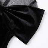 Velara – Dramatic Bow Midi Dress