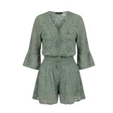 Florenza – Floral Lace V-Neck Romper