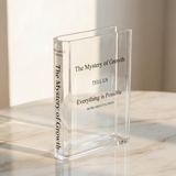 Florenza – Transparent Book Vase for Flowers