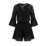 Florenza – Floral Lace V-Neck Romper
