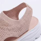 Caluna – Cushioned Slip-On Platform Sandals