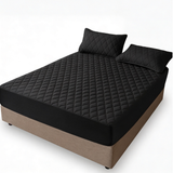Slumbelle – Waterproof Quilted Mattress Cover & Pillowcase Set