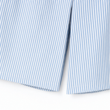 Marella – High-Waist Wide-Leg Pinstripe Trousers with Side Buttons