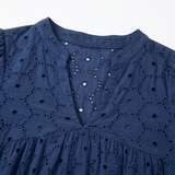 Solenne – Cotton Eyelet Summer Dress