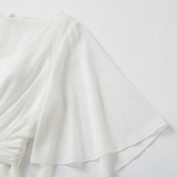 Velaire – Cape Sleeve Top and Wrap Pants Set for Women