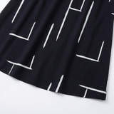 Elunara – Women's Pocketed Dolman Dress with Abstract Print