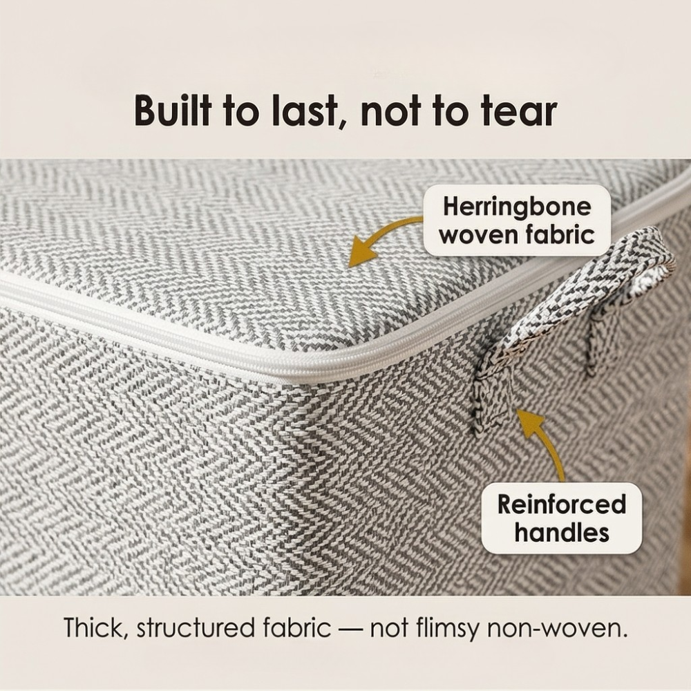 Tidara – Large Capacity Storage Bag for Blankets and Quilts