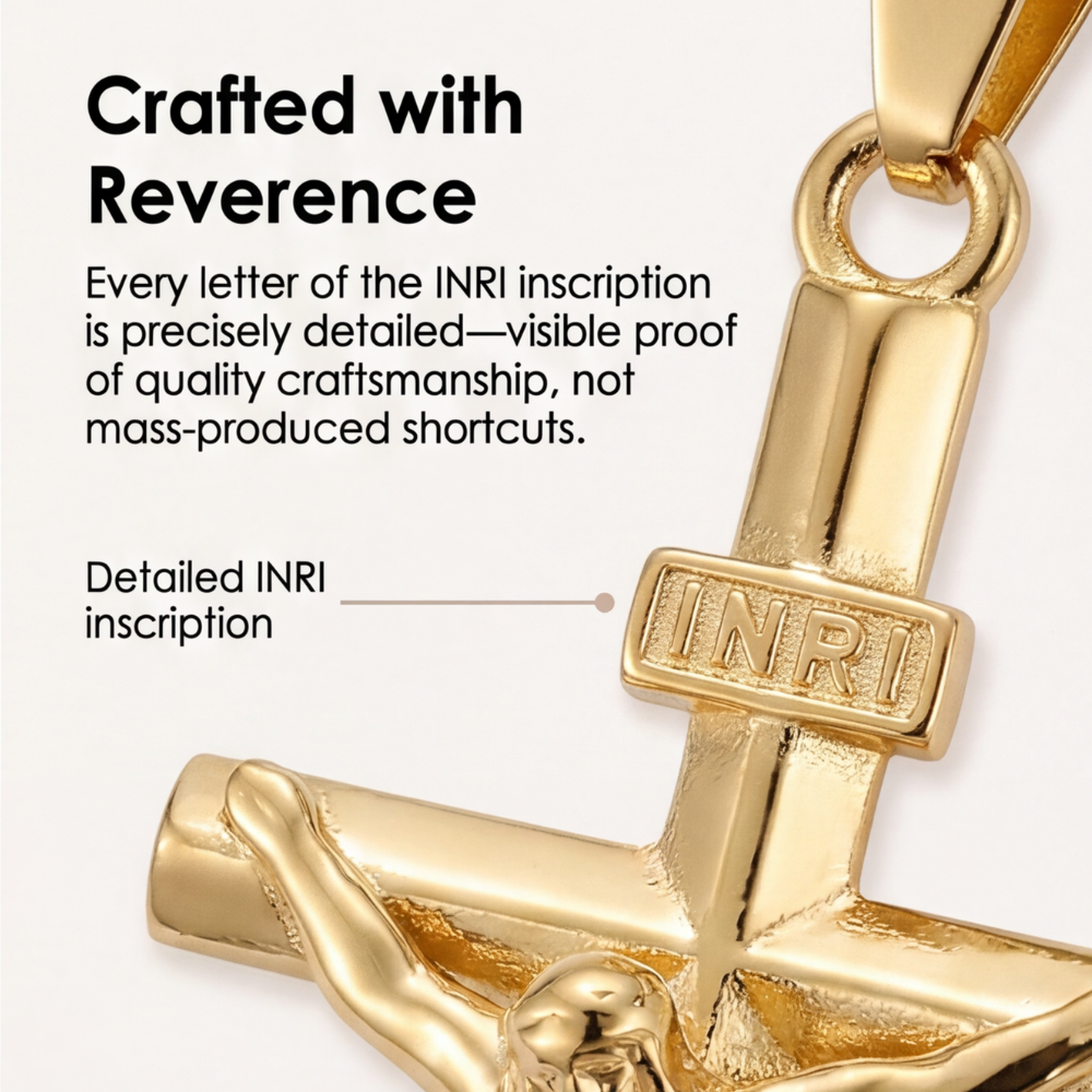 Sancta – Fashionable Crucifix Necklace