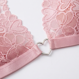 Adoré – Heart Chain Lace Garter Lingerie Set