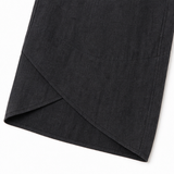 Solivia – Tulip Hem Cropped Wide Leg Pants with Pockets