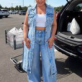 Overlaid – The Denim Vest Dress That Finishes Any Outfit