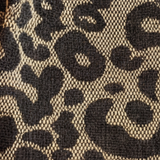 Lynxe - Leopard Print Tote with Chain Detail