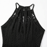 Vivara – Women's Lace Halterneck Maxi Dress