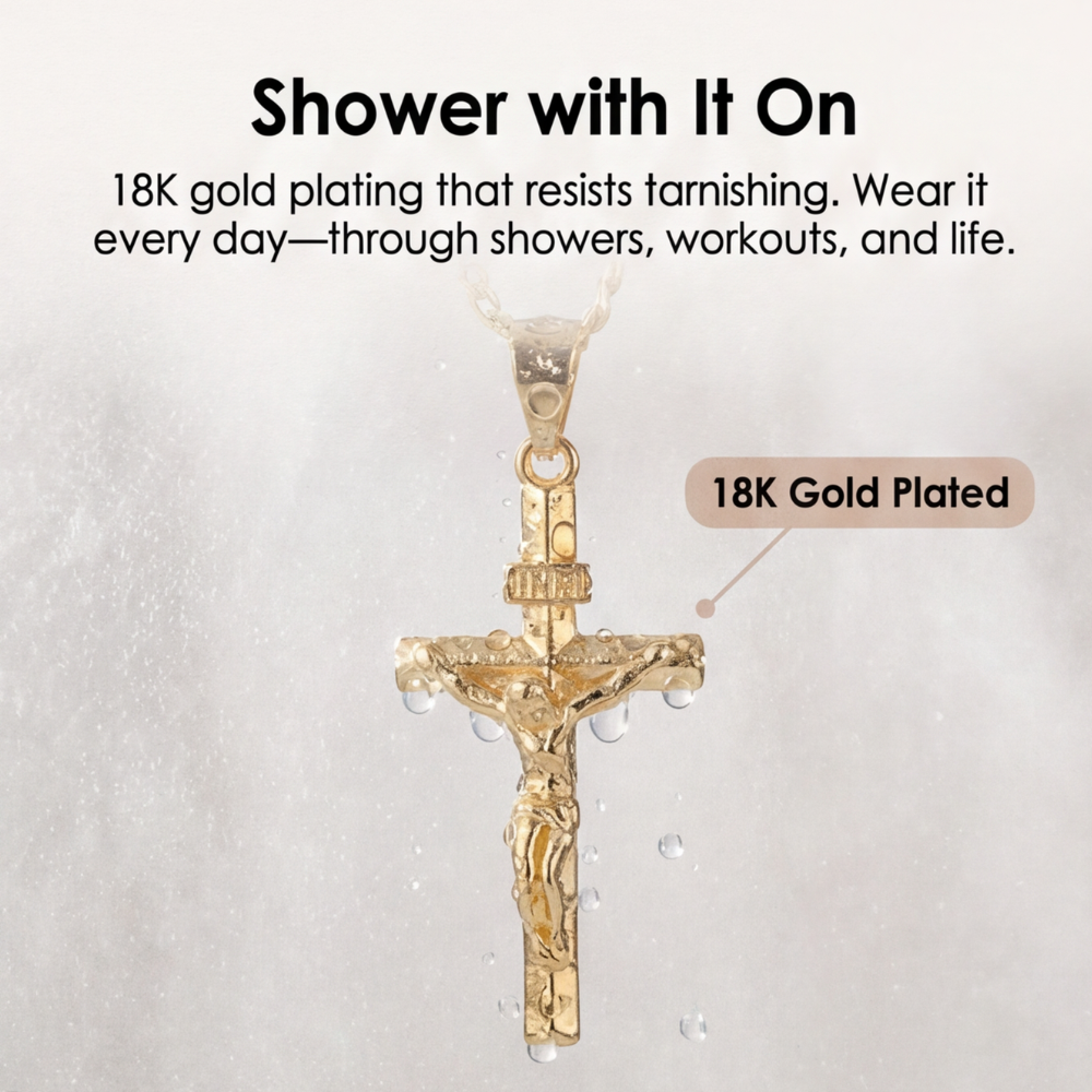 Sancta – Fashionable Crucifix Necklace