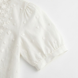Lunelle – Women's Embroidered White Blouse