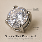 Luxora – Magnetic Diamond Stud Earrings Without Piercing