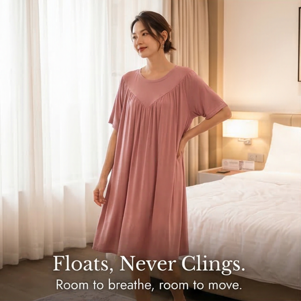 Softveil – Breathable Modal Sleep Dress for Women