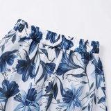 Coralina – Floral Swimsuit and Matching Skirt Set