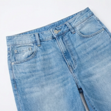 Veluna – Women's Soft Denim-Look Pajama Set