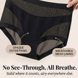 Nuvelle – Seamless High-Waist Mesh Panties