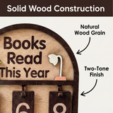 Pagewise – Wooden Reading Book Counter