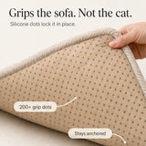 Pawvella – Bolstered Pet Couch Bed with Cooling Top, Non-Slip Sofa Protector