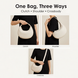 Lunaire – Sculpted Crescent Shoulder Bag