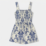 Bloomette – Women's Smocked Chiffon Romper with Pockets