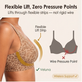Veluna – Seamless Wireless Deep V Comfort Bra