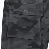 Wearwell – Stretchy Cargo Capris with Drawstring Waist and Multiple Pockets