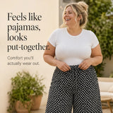 Wearbella – Retro Printed Wide-Leg Summer Shorts for Women