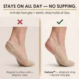 Feeluxe – Cushioned No Show Socks for All Day Comfort