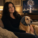 Pawlm – Calming Ear Wrap for Dogs, Waterproof Anxiety Relief for Fireworks and Thunder