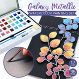 Maybloom - Metallic Water Paint Set for Shimmering Art