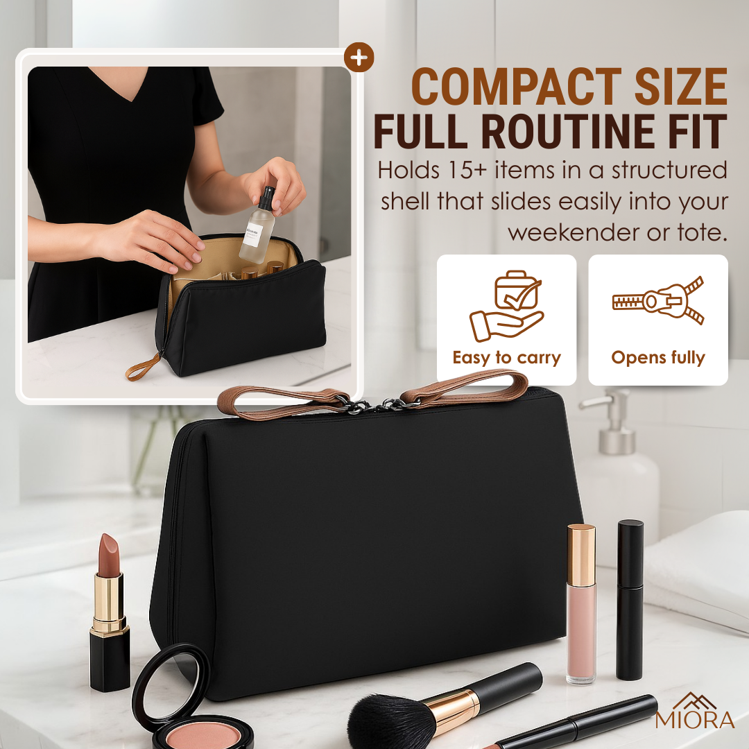 Miora – Double Zipper Cosmetic Bag
