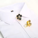 Petaline - Silk Flower Shirt Pin
