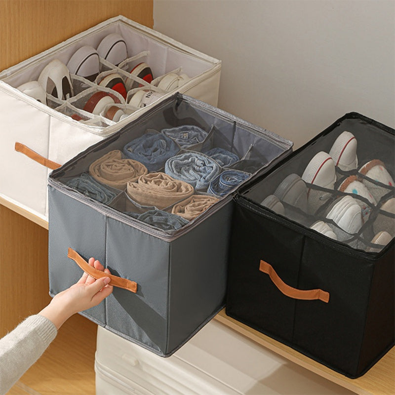 Stowview – Foldable Clear Lid Shoe Organizer