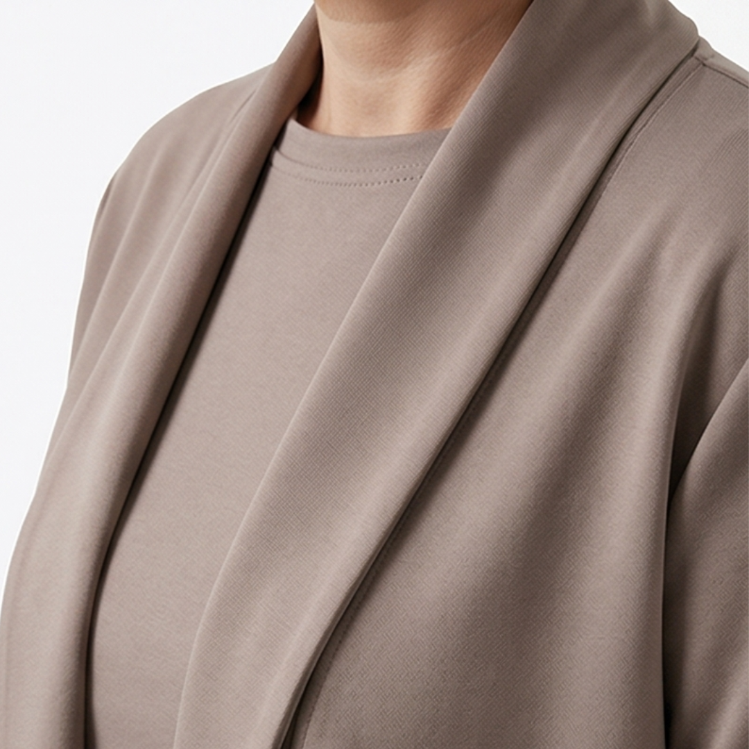 Vivara – Women's Three-Piece Matching Set with Longline Cardigan