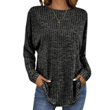 Wovelle – Waffle Knit Oversized Sweater