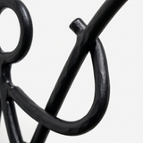 Ironley – Hand-Forged Iron Fisherman Garden Bracket