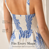 Florenza – Women's Floral Midi Summer Dress
