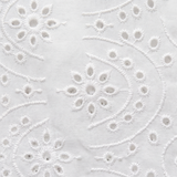 Florelle – Embroidered Eyelet Button Blouse