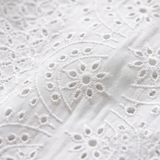 Florelle – Embroidered Eyelet Button Blouse