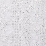 Florelle – Embroidered Eyelet Button Blouse
