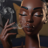 Scentra - Luxury Black Woman Head Incense Sculpture