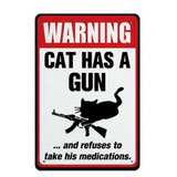 Yardlaugh – Funny Dog Warning Sign for Yard or Fence