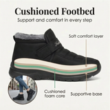 Cozara - Fur Lined Slip On Winter Boots